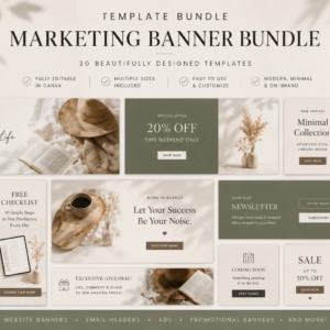 Marketing Banner Templates Bundle